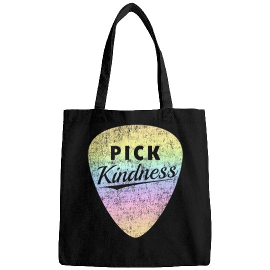 Pastel Rainbow Guitar Pick Pun Anti-Bullying Pick Bags