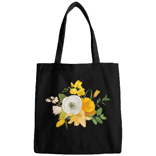 Yellow Flower Bags