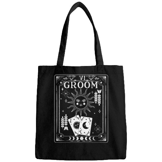 Gothic Witchy Coven Tarot Halloween Groom Bags