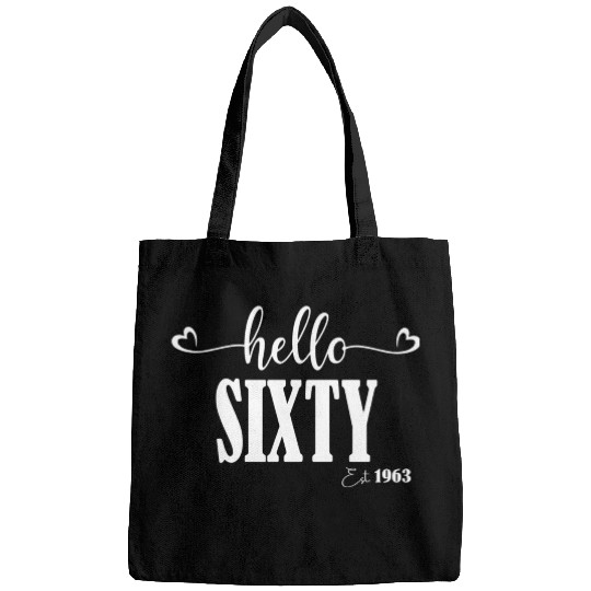 60Th Hello Sixty Hello 60 Est 1963 Bags