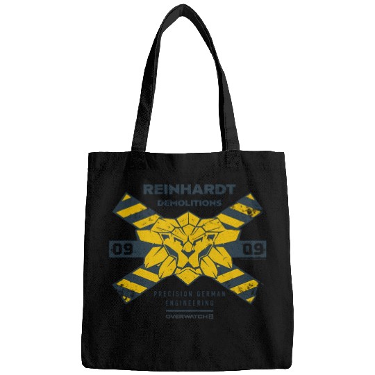 Overwatch 2 Reinhardt Demolitions Icon Logo Bags