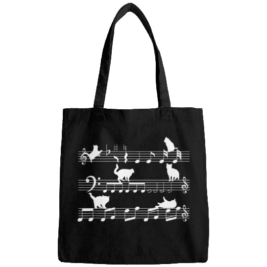 Funny Cat Music Bags