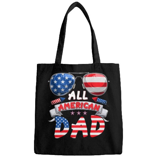 All American Dad US Patriots Fathers America Party Bags
