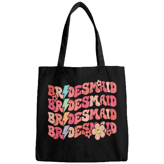 Groovy Bridesmaid Wedding Bride Bachelorette Party Bags