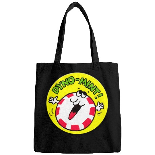 Vintage Scratch And Sniff Sticker Peppermint Dyno- Bags