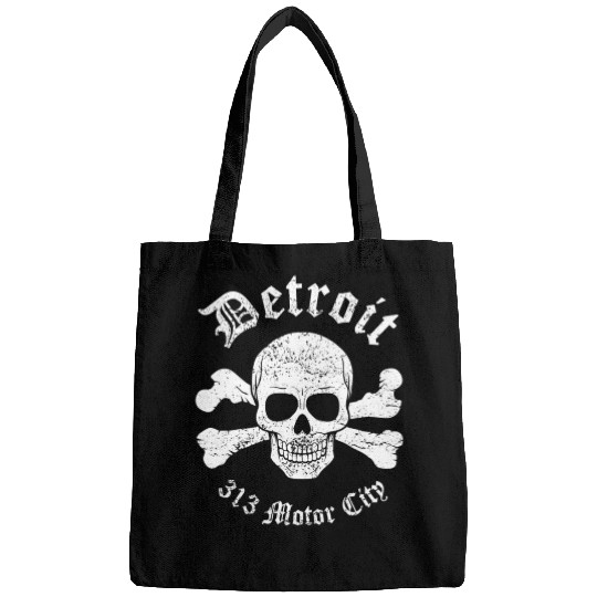 Detroit 313 Motor City Distressed Detroit Bags