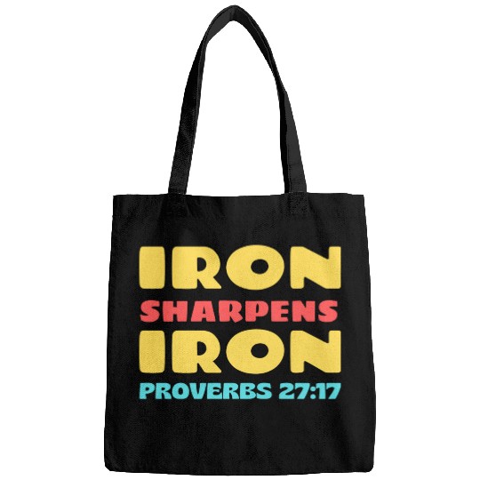 Iron Sharpens Iron nature Bags