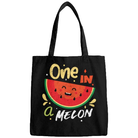 One In A Melon Watermelon Fruitarian Summer Fruit Bags