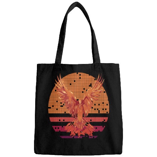 Firebird Fantasy Fire Phoenix Rise From Ashes Bags