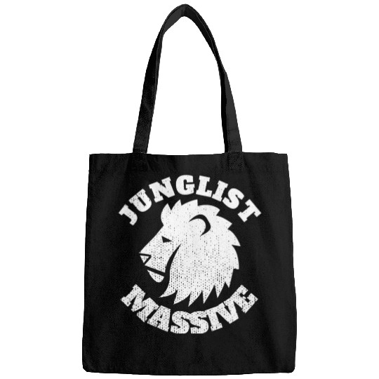 Junglist Music DnB EDM Drum N Bass Lion Bags