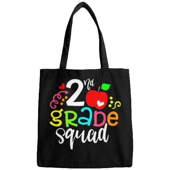 2nd Second Grade Squad Back To School Bags