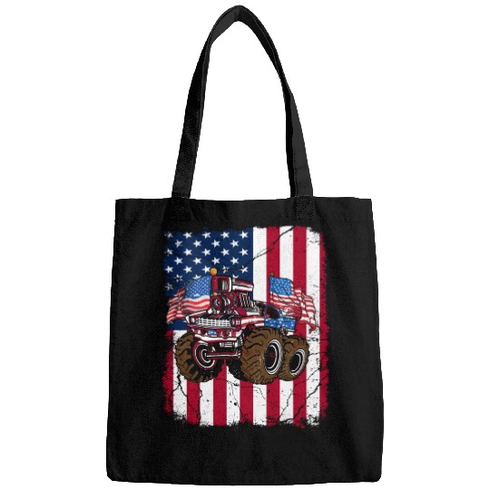 US Patriot American Monster Trucks USA Fan Bags
