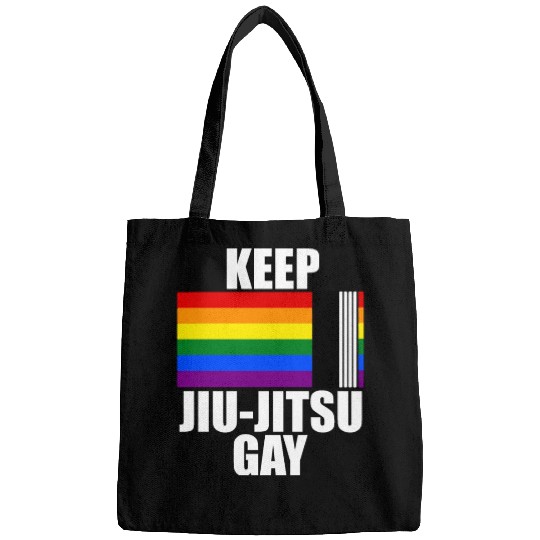 Keep Jiu Jitsu Gay LGBT LGBTQ Pride Month 2023 Bags