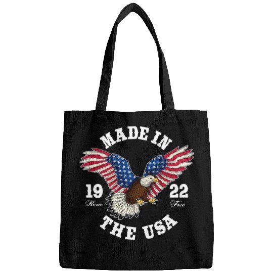 100 Year Old Patriotic Eagle Usa Flag 1922 Bags