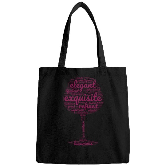 Wine Love in Letters Bags