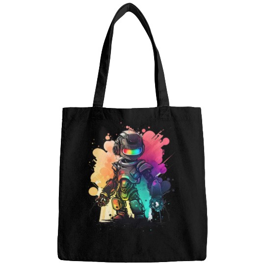 Retro Robot Cute Robotic Engineer Technology Bags