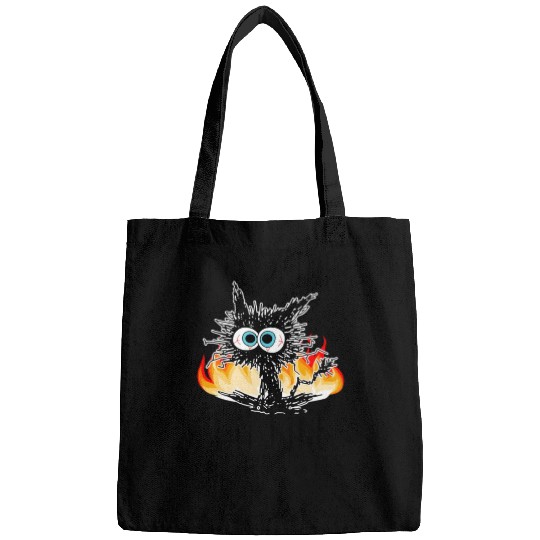 It'S Fine I'M Fine Everything Is Fine Cat Bags