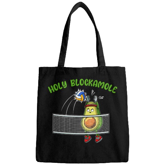 Holy Blockamole I Volleyball Avocado Food Bags