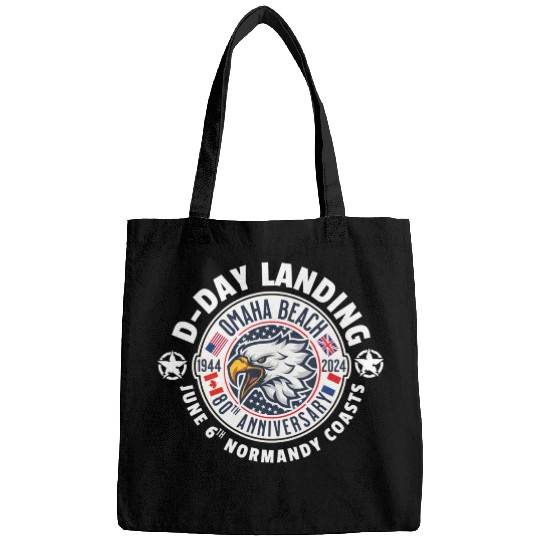 Omaha beach 80th anniversary Bags