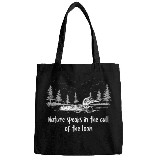 Nature Speaks Loon Bird Watching Loons Bags