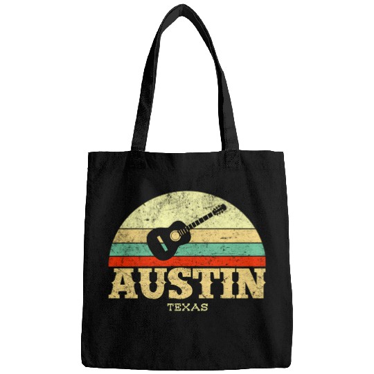 Austin Texas Guitar Lone Star State Bags