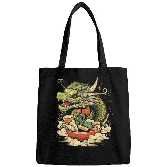 Sushi Dragon Japanesse Kawaii Bags