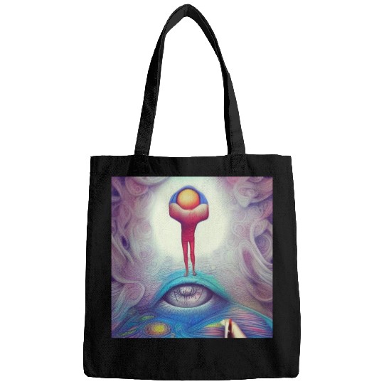 Psychedelic imagination Who am I, where am I? Bags