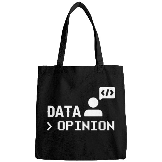Data > Opinion Coding Code Programmer Coder Bags