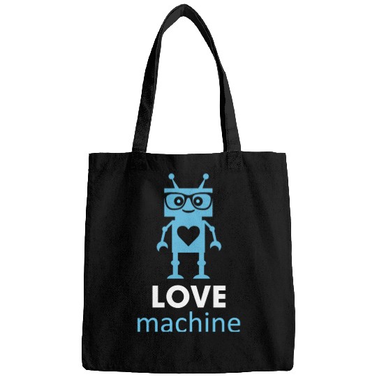Love Machine Robot cute Bags