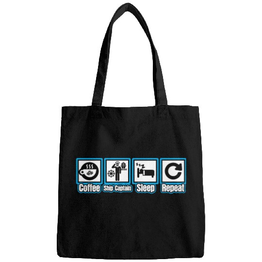 Coffee Ship Captain Sheep Repeat Bags