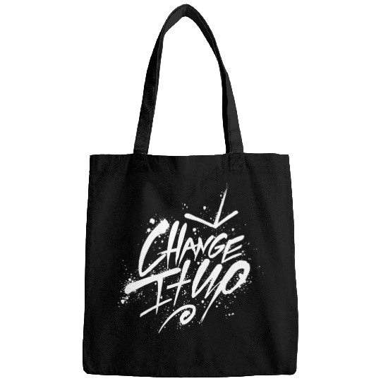 "Change It Up" White Ink Bags