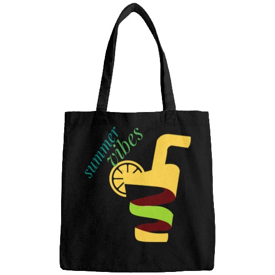 Cool lemon drink summer design Bags