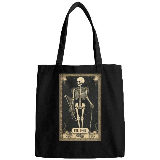 The Fool Skeleton Tarot Card Bags