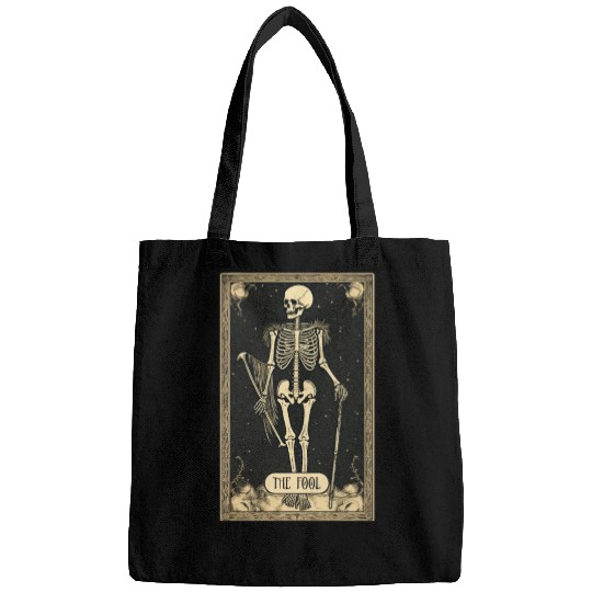 The Fool Skeleton Tarot Card Bags