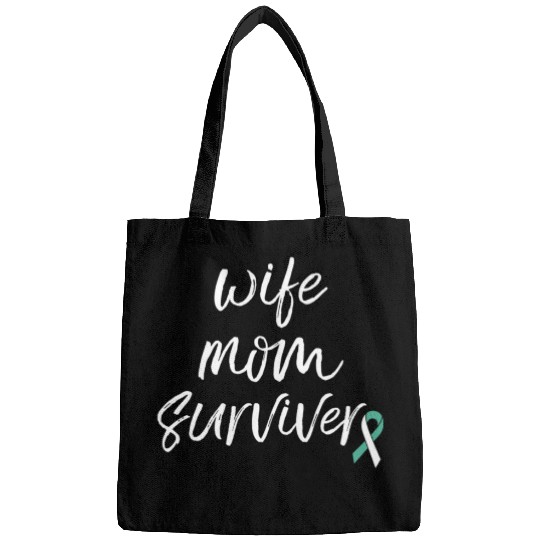 Cervical Cancer Awareness Products Ribbon Survivor Bags
