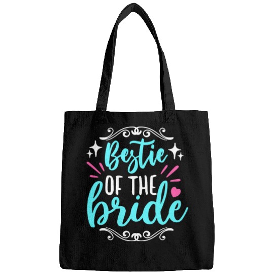 Maid Of Honor Bestie Of The Bride Wedding Bridal Bags