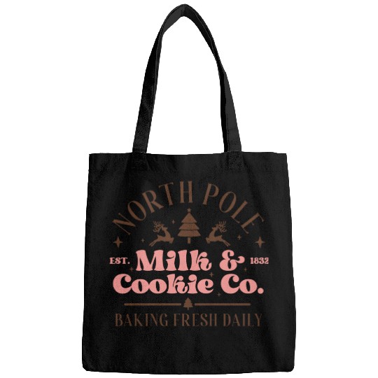 North Pole Milk Cookie Co tumblr green Bags