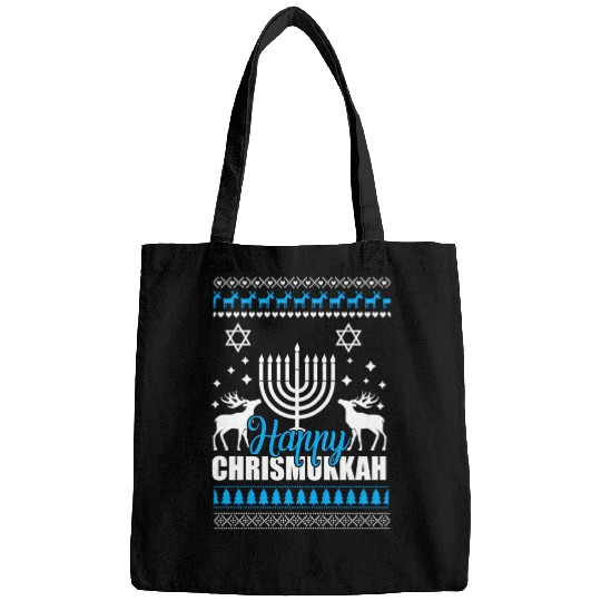 Happy Chrismukkah Ugly Style Bags