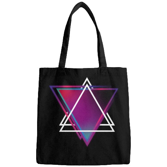 "Triangle Bliss: Geometric Marvel Bags"