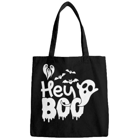 Hey Booo Spooky Ghost Bags