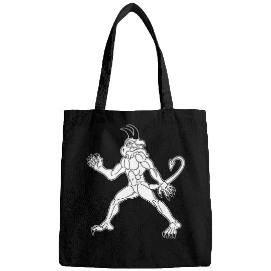White Demon Creature Bags