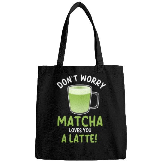 Funny Matcha Latte Pun Bags