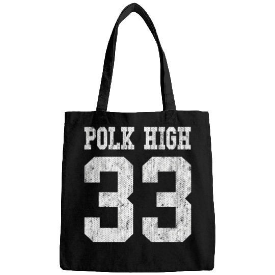 Polk High School Football Jersey 33 Aged Look Bags