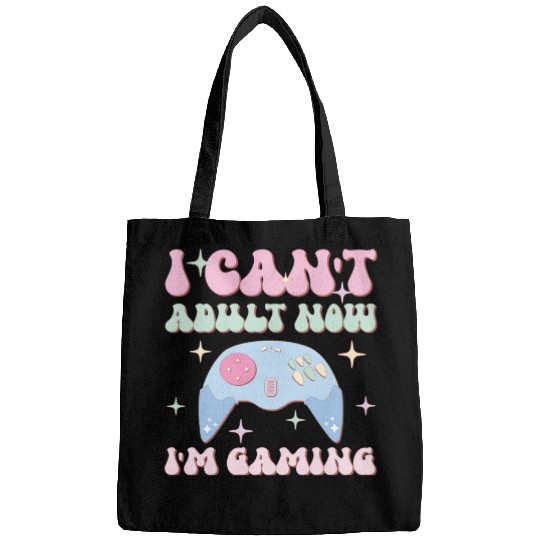 I Can't Adult Now I'm Gaming, Happy Game Day Bags