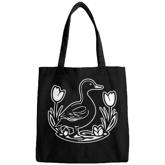 Duck Bird Nature Pond Bags