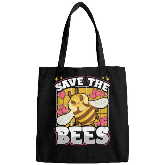 Save The Bees Cute Bumblebee Bags