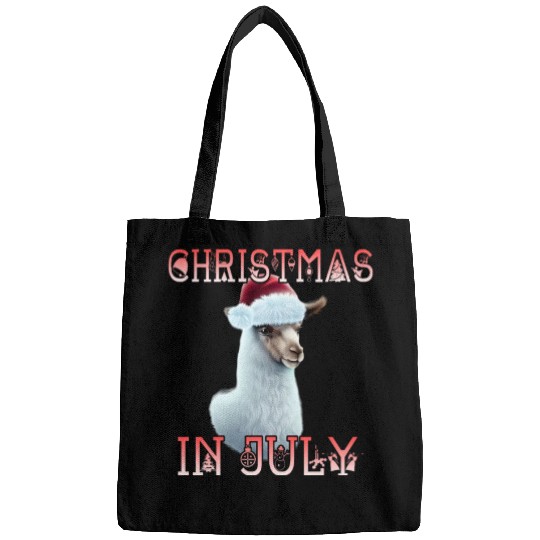 Festive alpaca - Christmas in July Bags