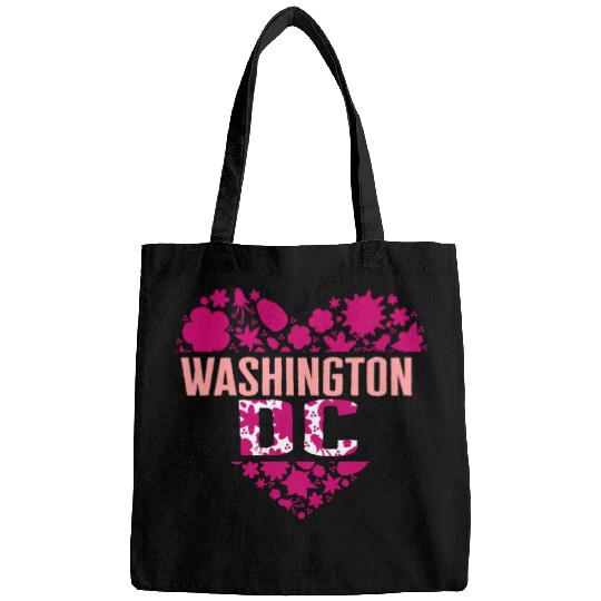 Washington DC Bags, Cherry Blossom Heart Floral