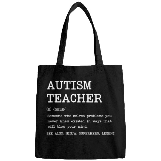 Autism Teacher Definition Design Copy Copy Bags