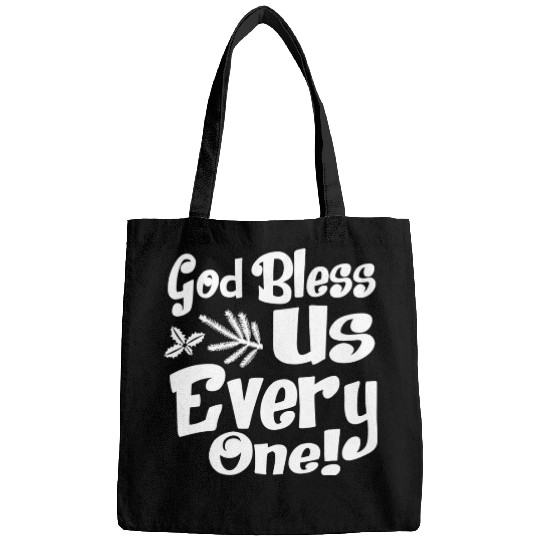 A Christmas Carol Charles Dickens God Bless Us Bags